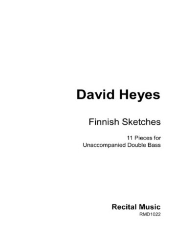 Cover image of Recital Music sheet music called Finnish Sketches RMD1022. Black text on plain white background.