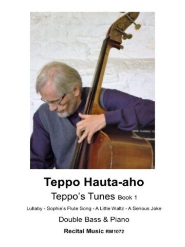 Cover art for Teppo's Tunes: Book 1 by Teppo Hauta- aho featuring a dynamic, vibrant design. The artwork blends bold typography with energetic, swirling illustrations of musical notes and instruments. Abstract shapes and a retro-inspired color palette evoke a sense of creative rhythm and musical journey, inviting the viewer to explore the artistic world of Teppo's Tunes. The image has the publication number RM1072