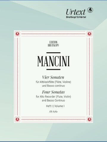 4 Sonatas Vol 1: C minor (III), A minor (IV)