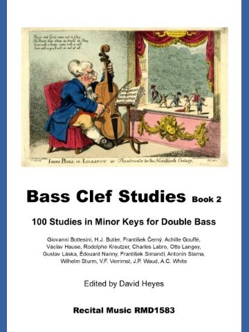 Bass Clef Studies Book 2 100 Studies in Minor Keys for Double Bass