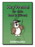 Hey Presto! for Violin Book 2 Audio Files